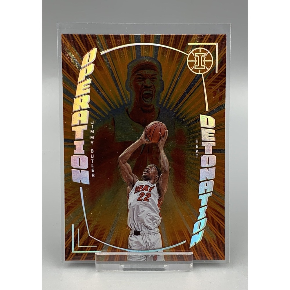 2021-22 Panini Illusions - Operation Detonation Orange‎ #22 Jimmy Butler Miami